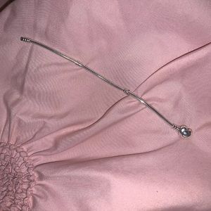 Pandora Sterling Silver Bracelet w/ Heart Clasp